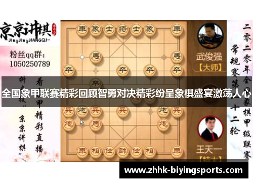 全国象甲联赛精彩回顾智勇对决精彩纷呈象棋盛宴激荡人心